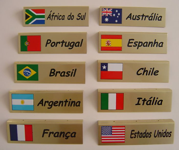 Placa de Lat�o